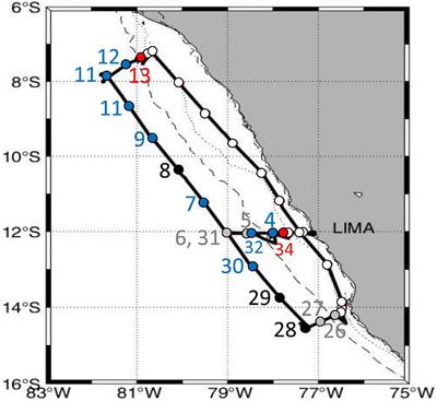 High-Sustained Concentrations of Organisms at Very low Oxygen Concentration Indicated by Acoustic Profiles in the Oxygen Deficit Region Off Peru